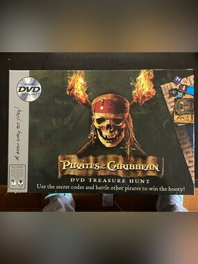 Pirates of the Caribbean, DVD TREASURE HUNT GAME cards never opened,not played